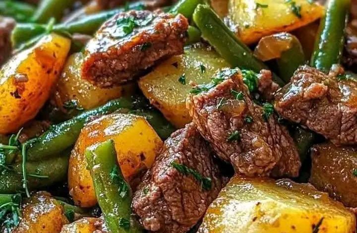 Hearty Ranch Beef & Garden Veggie Stew