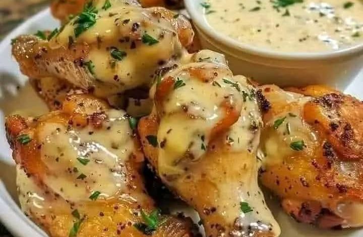 Alfredo Chicken Wings