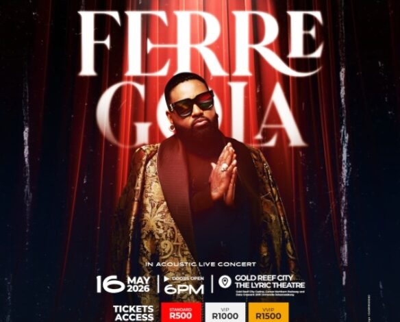 LEGENDARY CONGOLESE ARTIST FERRÉ GOLA SET TO PERFORM IN JOBURG NEXT MONTH 
