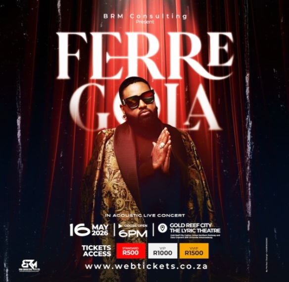 LEGENDARY CONGOLESE ARTIST FERRÉ GOLA SET TO PERFORM IN JOBURG NEXT MONTH 