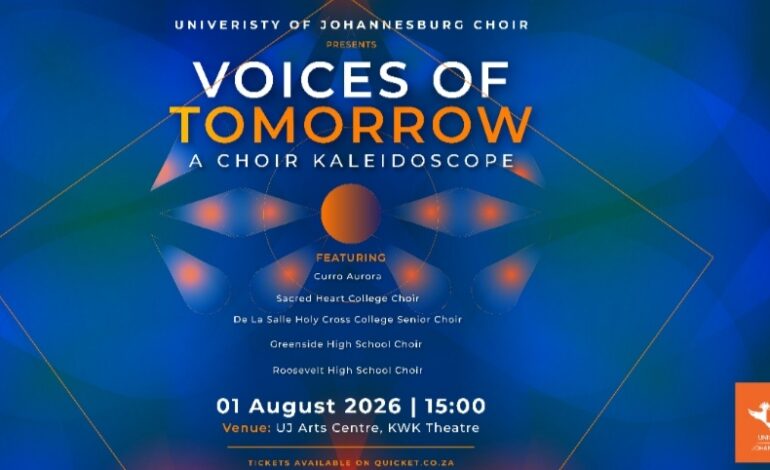 UJ Choir presents Voices of Tomorrow: A Choir Kaleidoscope