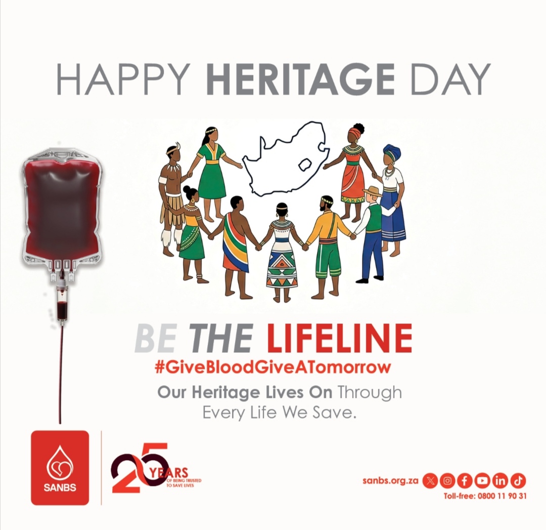 This Heritage Day, help strengthen blood stocks and leave a lasting legacy