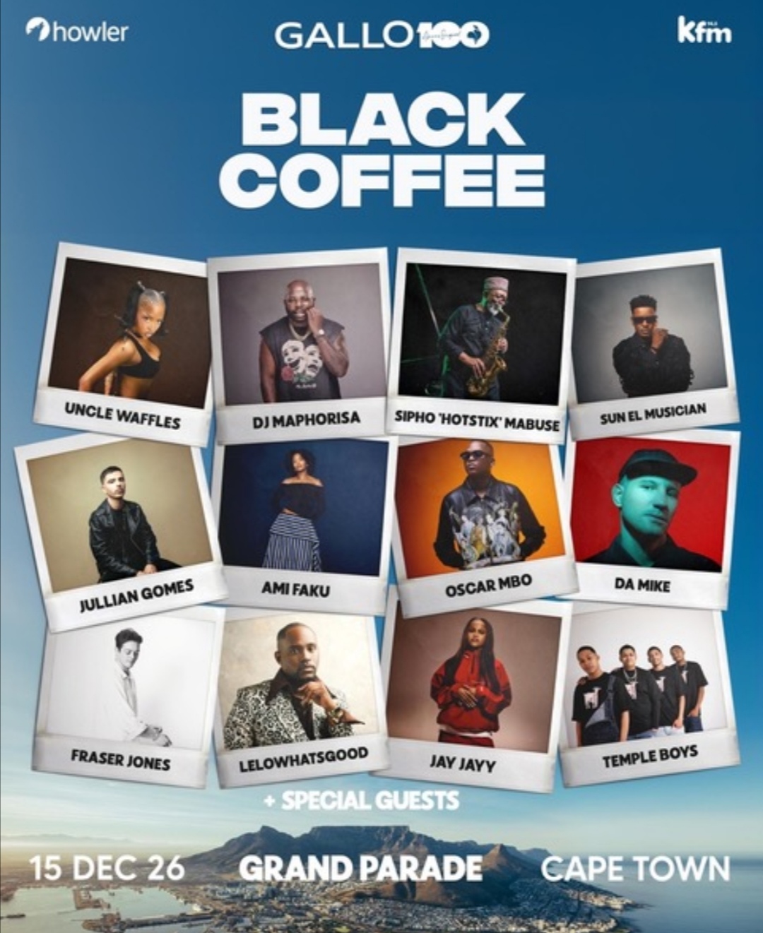 GALLO 100 UNVEILS FULL LINE-UP FOR AN EXPLOSIVE SOUND OF A CENTURY CELEBRATION HEADLINED BY BLACK COFFEE
